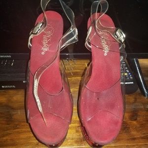 Pleaser Cherry Red Stilettos